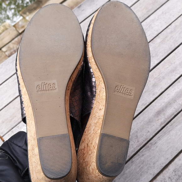 Elites by Walking Cradles leather slingback sandals - Picture 8 of 14